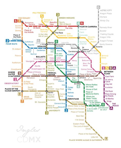 Metro Cdmx Traducen Al Inglés El Mapa De Toda La Red Fotomediotiempo