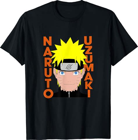 Naruto Shippuden Naruto Uzumaki T Shirt Amazon De Fashion