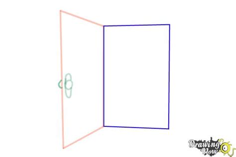 How To Draw An Open Door Drawingnow