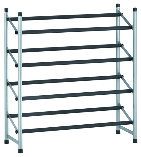 Shoe Rack Stackable And Extendable 2 3 And 4 Tier Shoe Organiser Storage