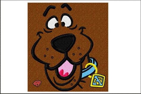 Scooby Doo Applique And Embroidery Designs In 7 Sizes
