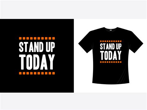 Stand Up Today Graphic By Bolakaretstudio · Creative Fabrica