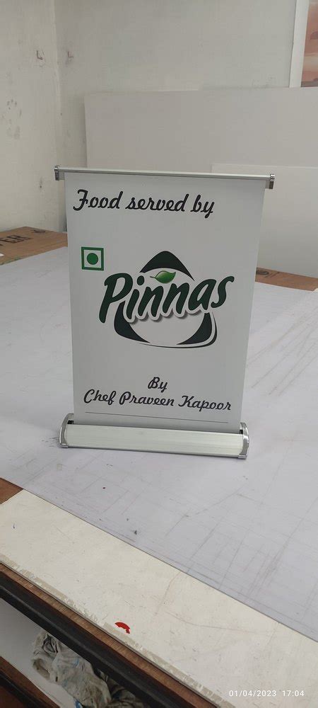 Silver Aluminium PVC Roll Up Standee For Promotional Size 6x2 5 At Rs 1499 In Gurugram