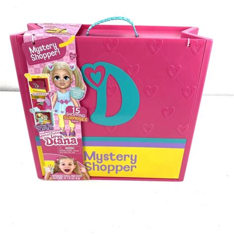 Love Diana Mystery Shopper Playset 13 Inch Doll 15 Surprises Age3 Ship