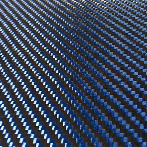 Blue Kevlarcarbon 2x2 Twill 200gsm Enhanced Composites