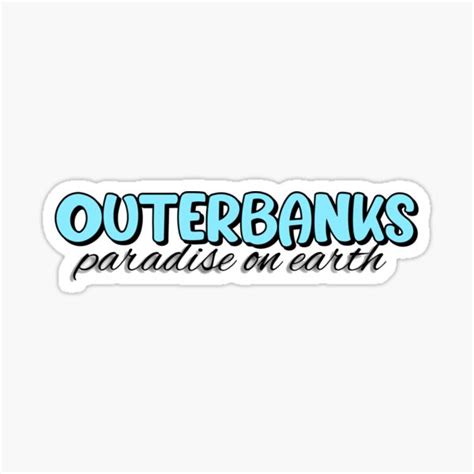 Outerbanks Sticker For Sale By Diorbrush Redbubble