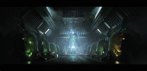 Hypersleep Chambers By Ivanlaliashvili On Deviantart Sci Fi