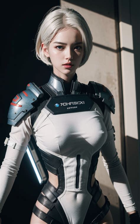 Mass Effect Body Paint Cosplay