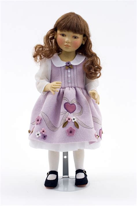 Viola Felt Molded Limited Edition Art Doll By Maggie Iacono
