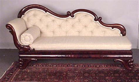 antique victorian fainting couch