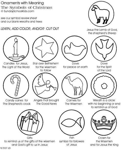 Image Result For 24 Christian Symbols For Christmas Christmas Sunday