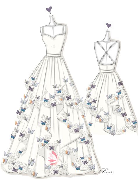 Fashion Design Sketches Of Prom Dresses Tattooblancoynegro