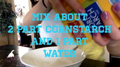 If your kids haven't done the cornstarch and water experiment, they are missing out on a ton of fun! See what happens when you mix cornstarch and water - YouTube