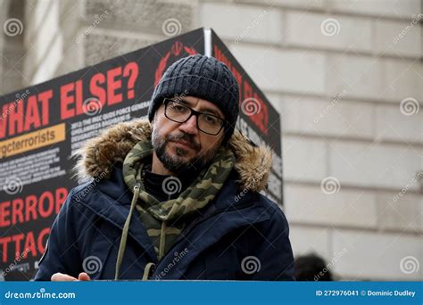 British Iranian Activist Vahid Beheshti On Hunger Strike By The Foreign Office In London On