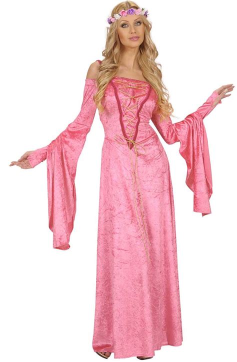 Pink Medieval Costume For Women Medieval Costume Women Costumes For Women Medieval Dress