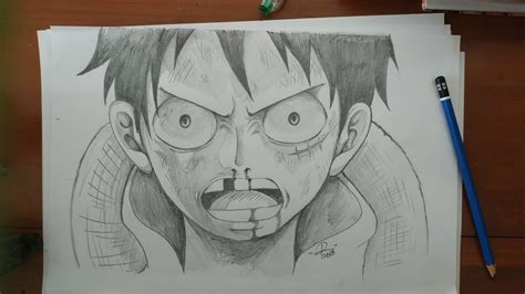 Cara Menggambar Luffy Yang Ompong How To Draw Luffy Looses His Tooth