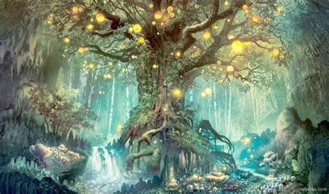 Magic Tree Wallpapers Top Free Magic Tree Backgrounds Wallpaperaccess