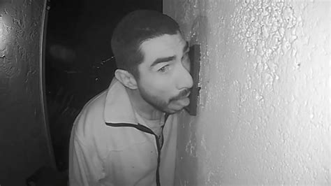 Man Caught On Video Licking Houses Intercom System For Hours