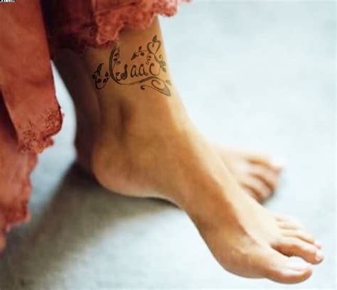 Top 142 Ankle Name Tattoos