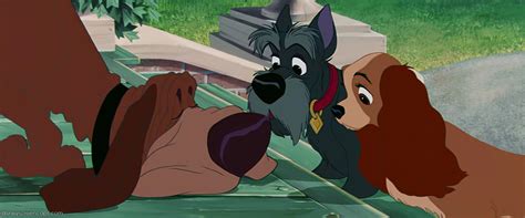 Lady And Jock Watching Trusty Lady And The Tramp Disney Animated