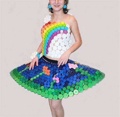 vestidos con materiales reciclados vestido con material reciclado vestidos reciclados para