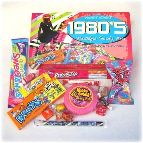 1980s Retro Candy T Box Decade Box T Basket Classic 80s Candy