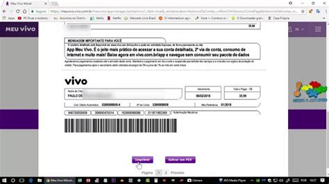 Vivo Detalhamento Da Conta