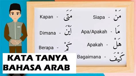 Beberapa Kata Tanya Dalam Bahasa Arab Dan Contoh Kalimatnya Youtube