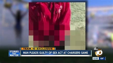 Man Pleads Guilty To Sex Act At Chargers Game