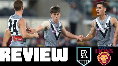 You can watch port adelaide power vs. PORT ADELAIDE VS BRISBANE | AFL ROUND 5 REVIEW - YouTube