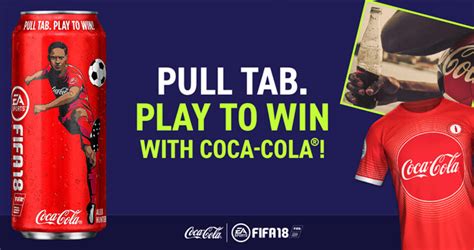 Coca Cola And 7 Eleven Ea Sports Fifa 18 Iwg Pull Tab Play To Win
