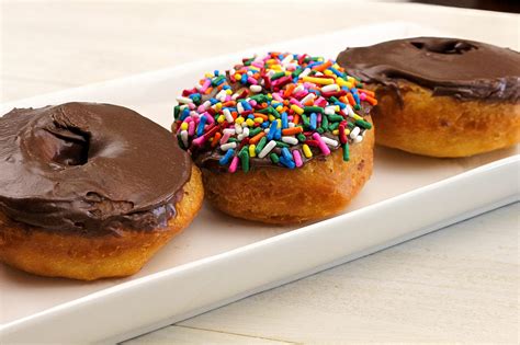 Easy Chocolate Frosted Donuts Our Food Before Us