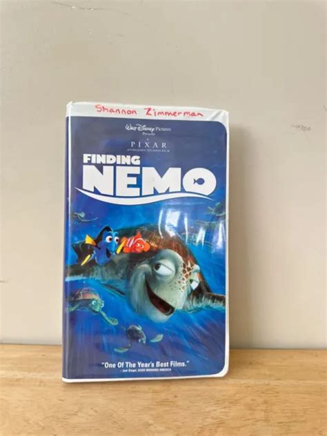 FINDING NEMO VHS 2003 Walt Disney Pixar Studios Good Condition Used