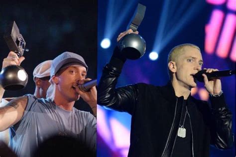Eminem Winning The Mtv Emas Then And Now Eminem