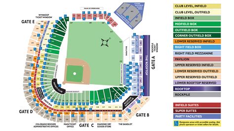 Coors Field Seating Chart With Rows And Seat Numbers Review Home Decor