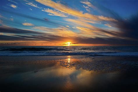 Aliso Beach Laguna Beach Sunset Photograph By Kyle Hanson Pixels