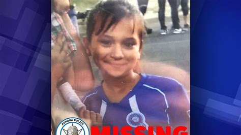 Update 10 Year Old Girl Found Safe By Aurora Police