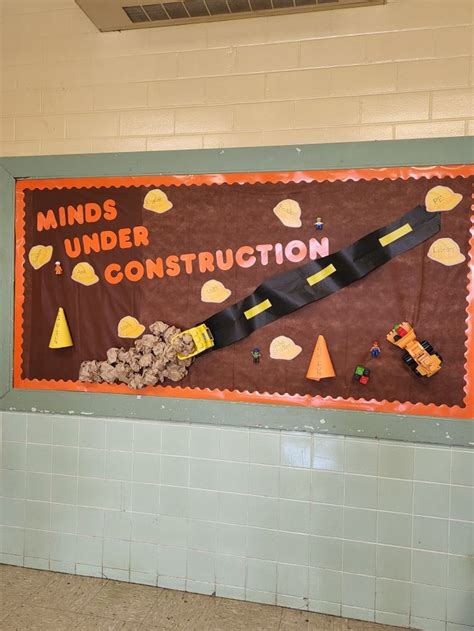 Construction Bulletin Board Construction Theme Classroom