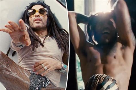 Watch Lenny Kravitz Uses Just His Hand To Cover His Manhood While Posing Completely Nude In