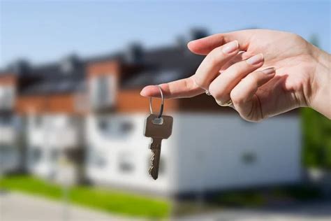 Womans Hand Holding Keys To New House Stock Image Everypixel