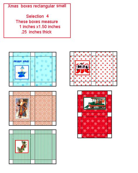 Free Dollhouse Printable Miniature T Boxes