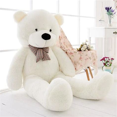 47inch Giant Big Huge White Teddy Bear Plush Stuffed Soft Toys Dolls