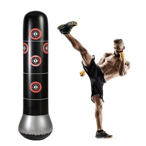 Punching Bag With Air Pump For Kids And Adult Inflatable Punching Tower