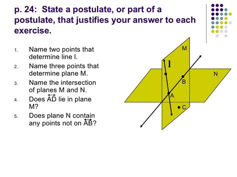 Introduction To Postulates And Theorems