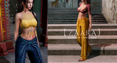 Second Life Marketplace Zaara Anjuna Pants Fatpack