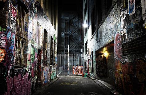 550 Dark Alley Graffiti Stock Photos Pictures And Royalty Free Images