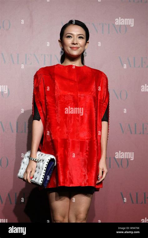 Chinese Actress Zhang Ziyi Poses As She Arrives For The Valentino