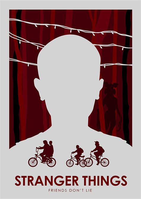 Stranger Things Minimalist Poster Created By Ciaran Monaghan