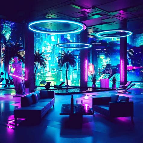 27 Delightful Cyberpunk Inspired Room Inspiratif Design