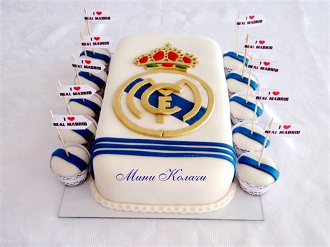 Real Madrid Fan Cake Gâteau Real Madrid Anniversaire Gateau